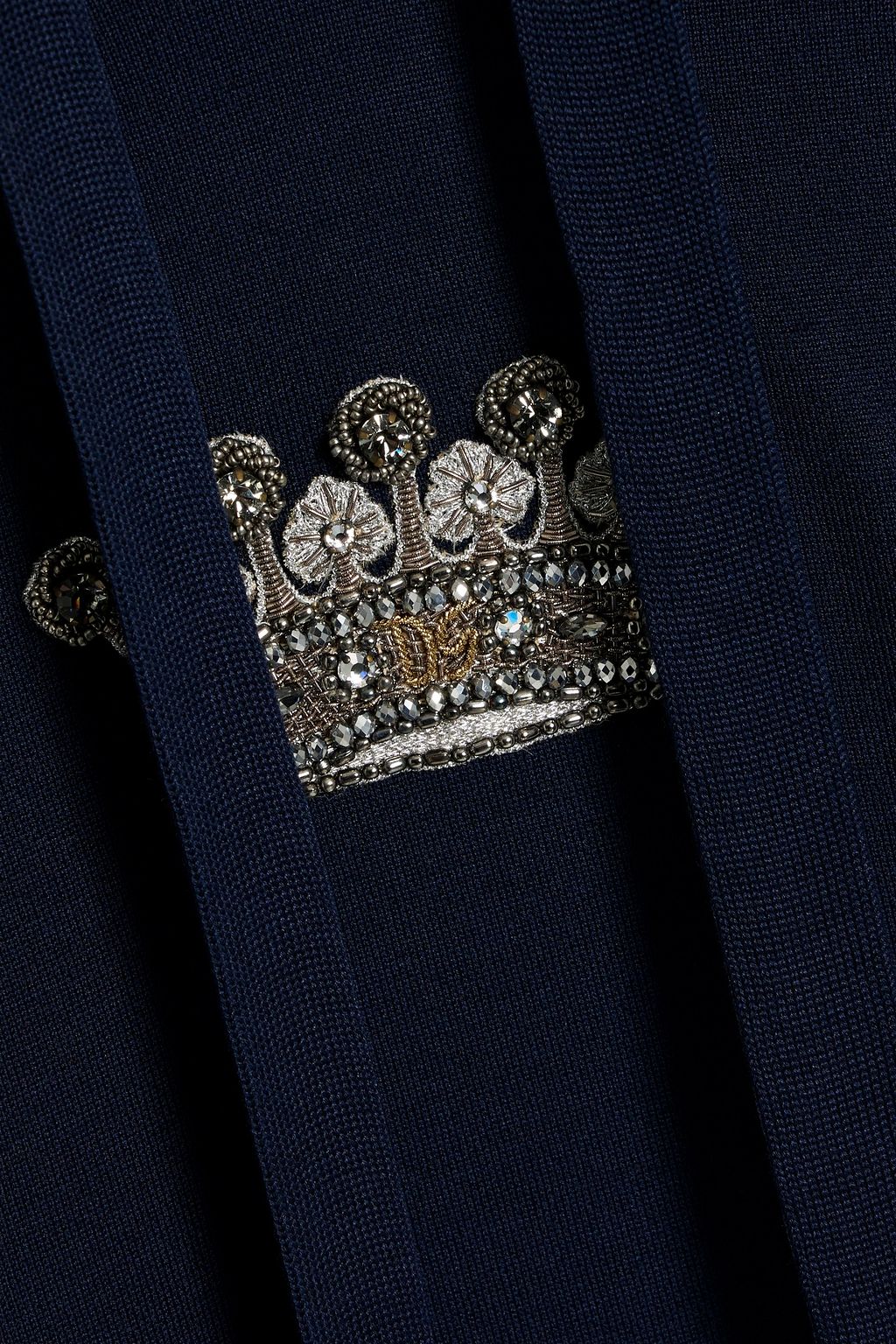 DOLCE&GABBANA كنزة هودي مصنوعة من مزيج من قطن تيري فرنسي بتصميم مزركش