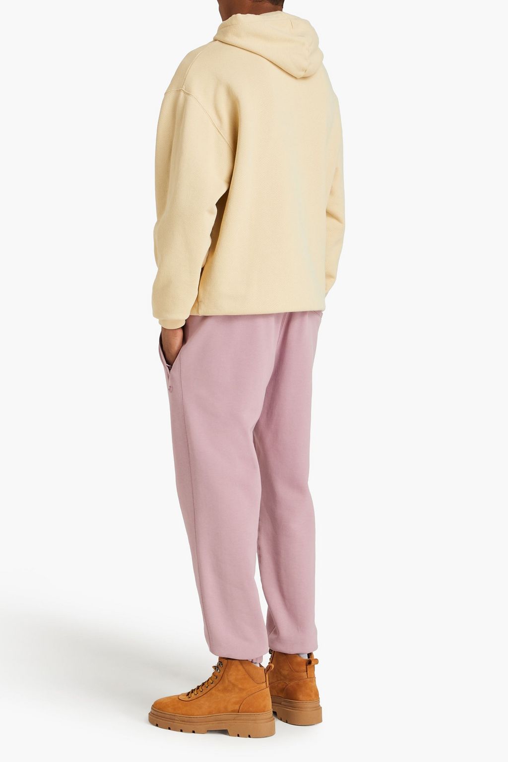 JACQUEMUS كنزة هودي ’’سبيرال’’ مصنوعة من قطن تيري فرنسي مطاطي بتصميم مطرّز