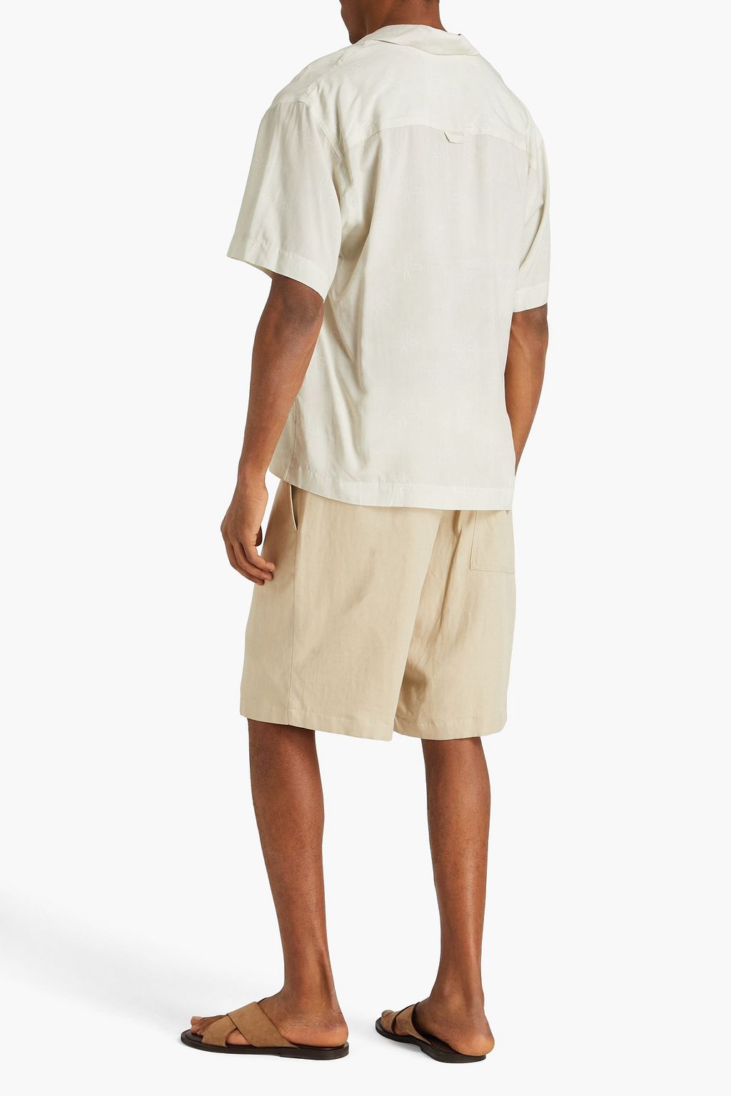 JACQUEMUS Jean printed crepe shirt