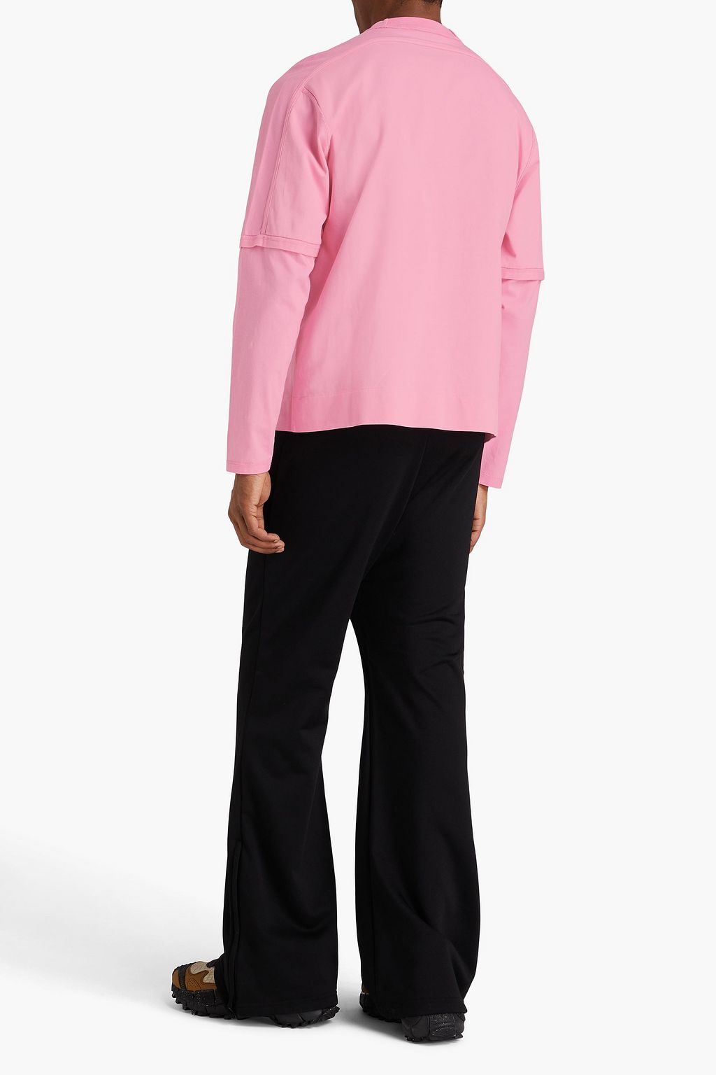 JACQUEMUS Layered flocked cotton-jersey T-shirt