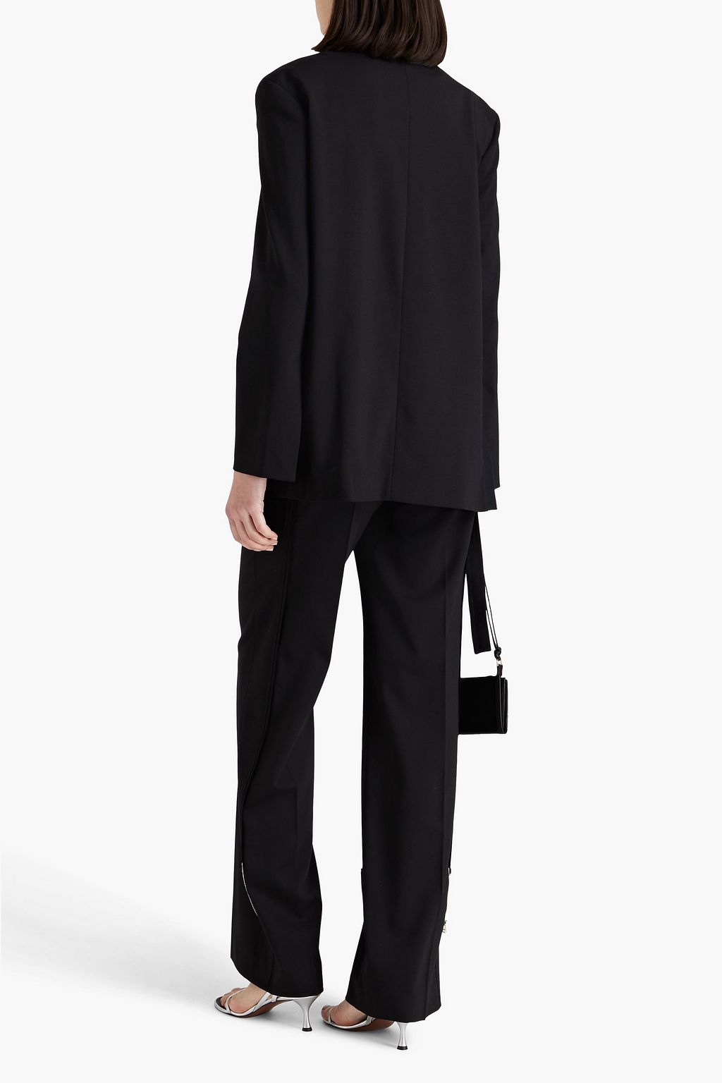 JACQUEMUS Baccala asymmetric knotted wool-blend blazer