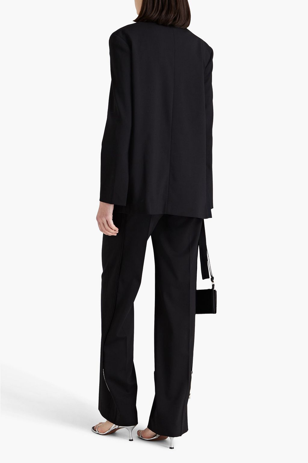 JACQUEMUS Baccala asymmetric knotted wool-blend blazer | THE OUTNET