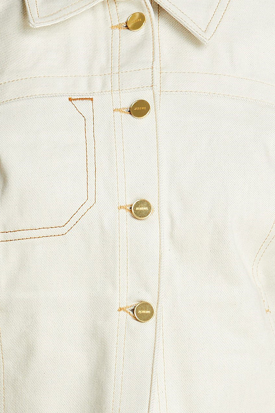 Jacquemus Nimes Denim Jacket In Ecru