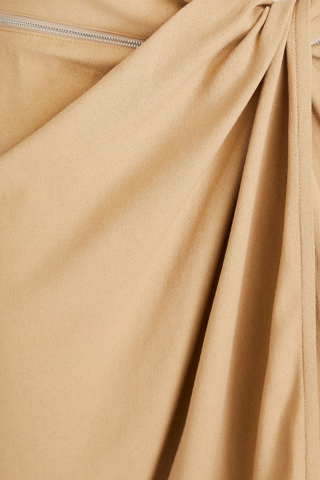 JACQUEMUS Bodri draped crepe skirt
