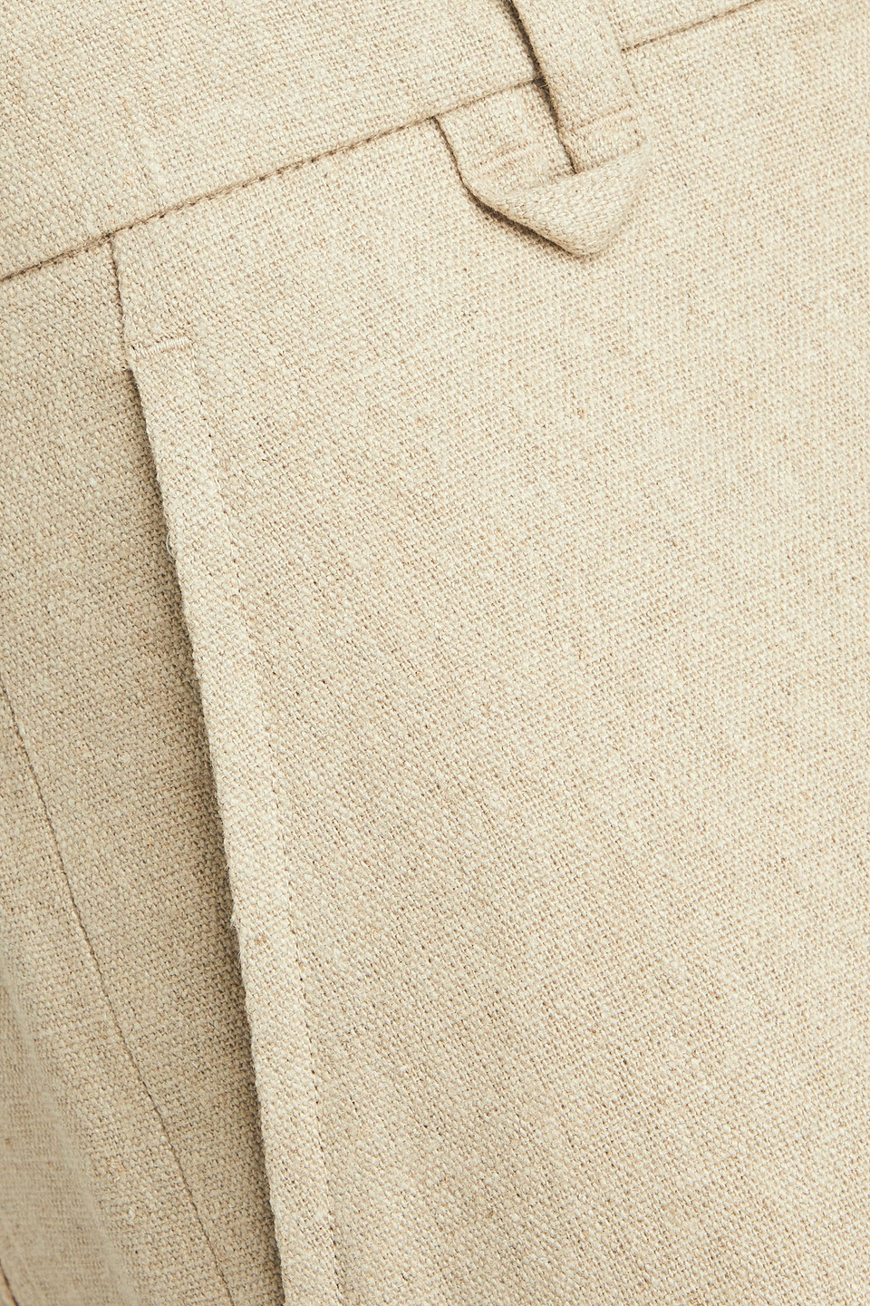 Jacquemus Astouin Convertible Crepe Tapered Pants In Beige