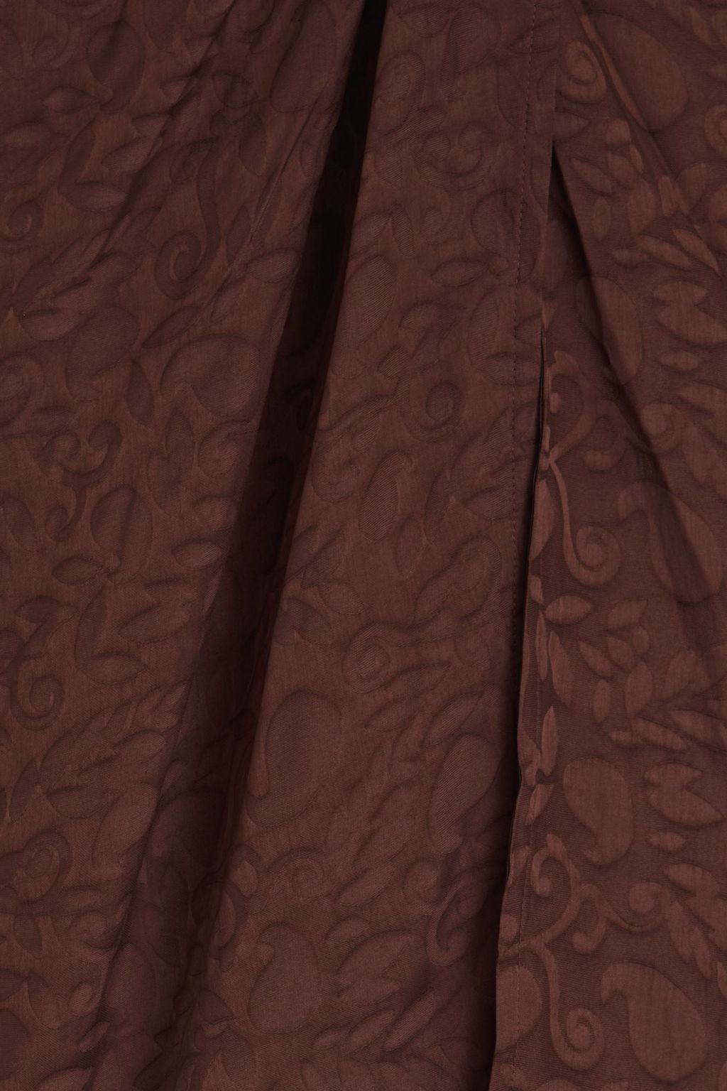 JACQUEMUS La Jupe Bodri draped zip-detailed jacquard skirt