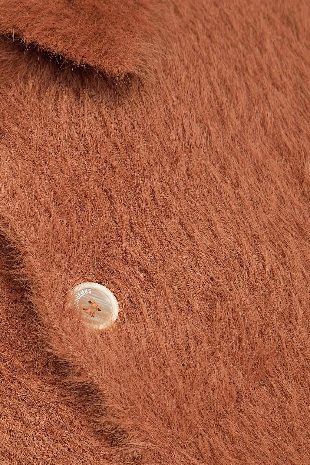JACQUEMUS Neve brushed knitted polo sweater