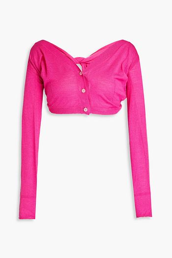 Naadam Women's Cashmere Twisted Bolero Jumper In Sky