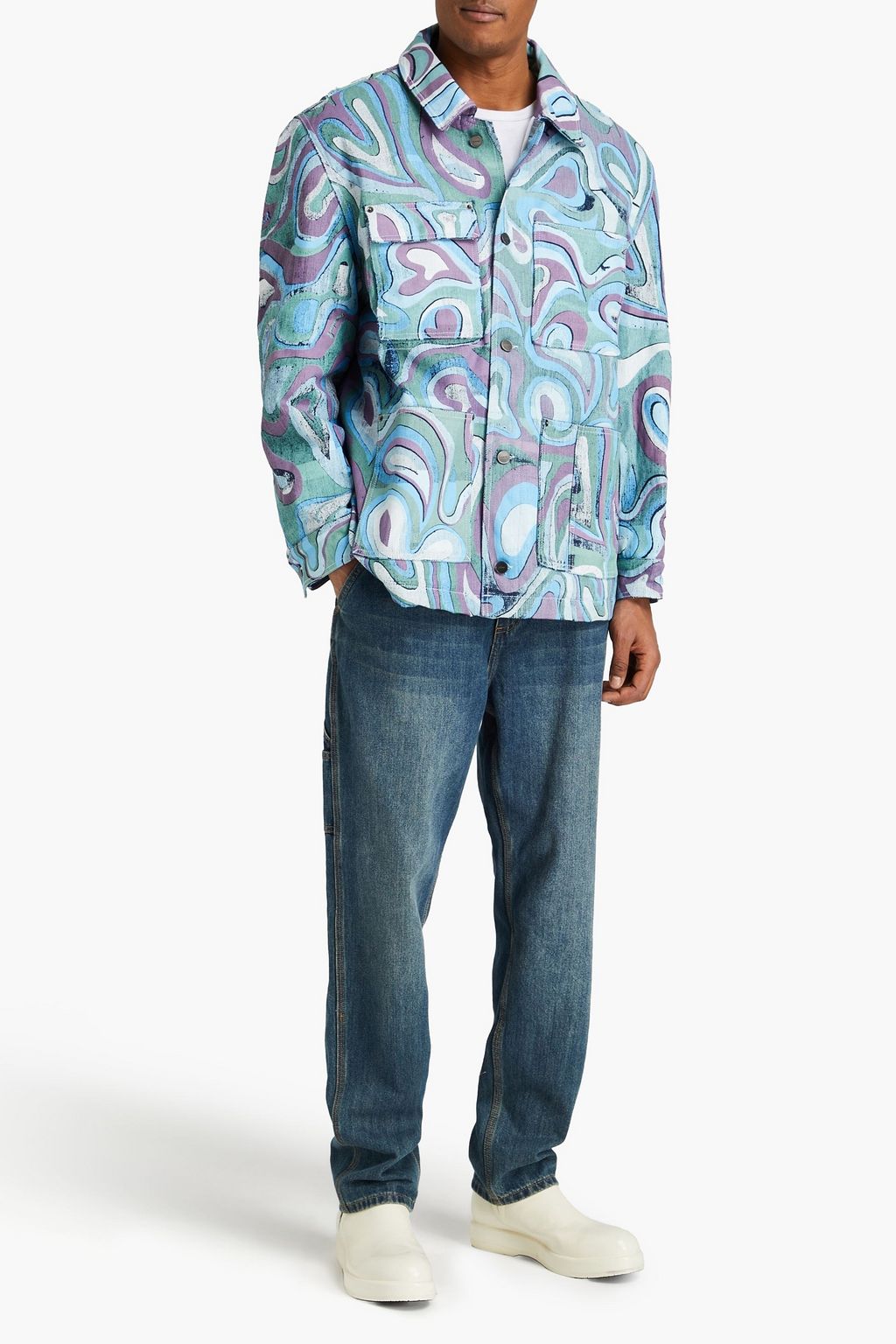 JACQUEMUS Pescadou printed denim jacket