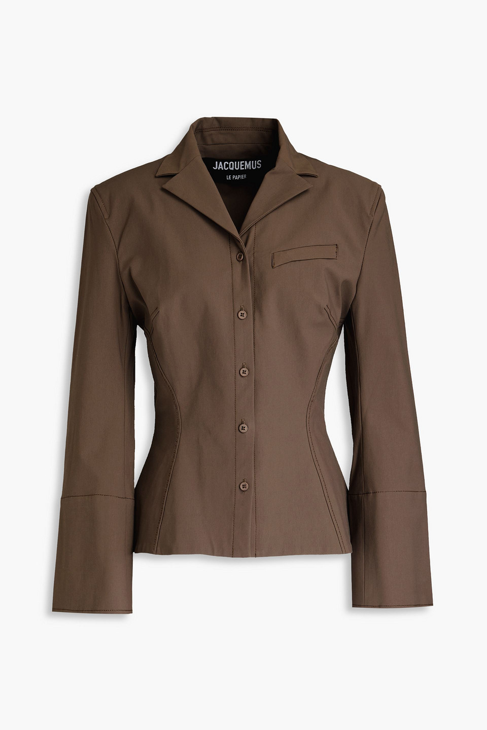 Jacquemus - La Veste Crema woven jacket - Brown - FR 32