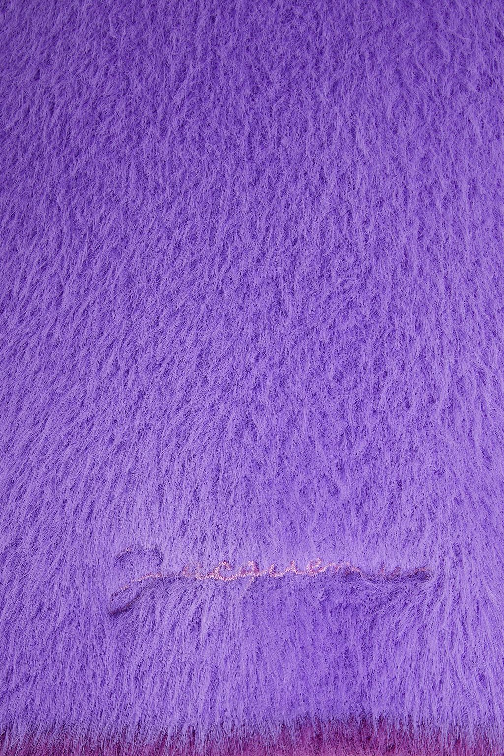 JACQUEMUS Neve brushed knitted scarf