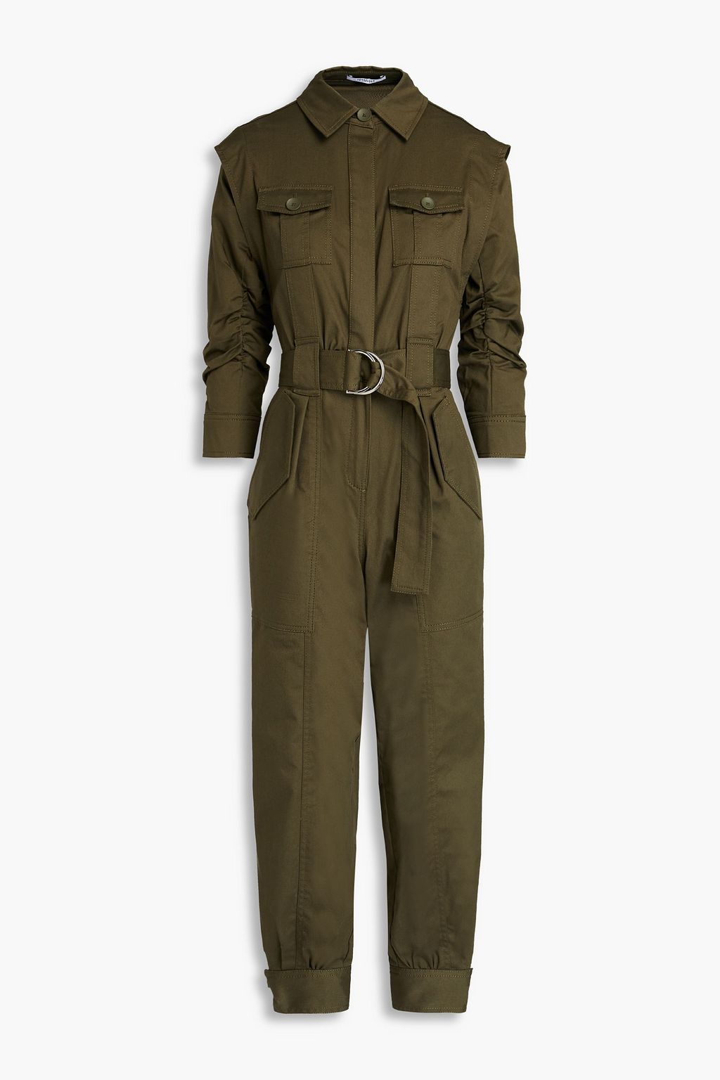 DEREK LAM 10 CROSBY Cotton blend twill jumpsuit THE OUTNET
