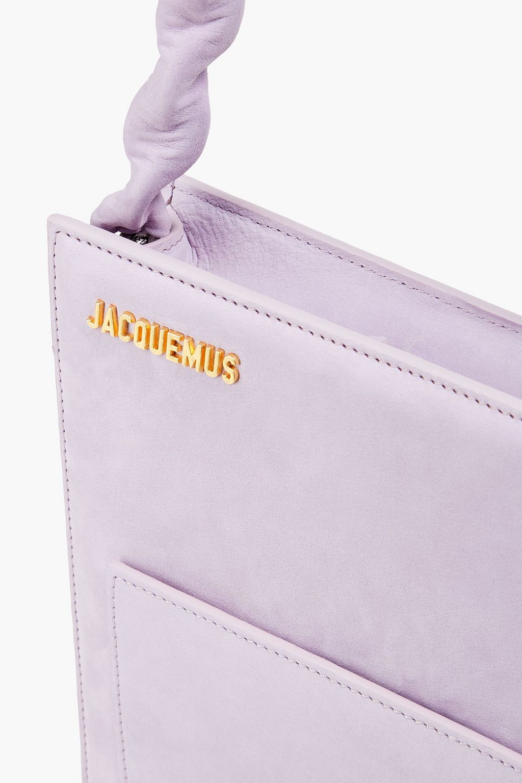 JACQUEMUS L'envers suede shoulder bag