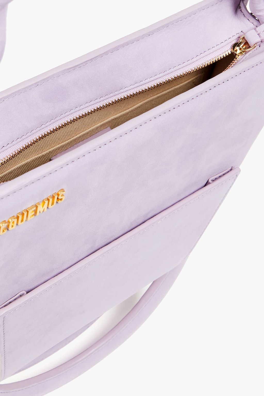 JACQUEMUS L'envers suede shoulder bag