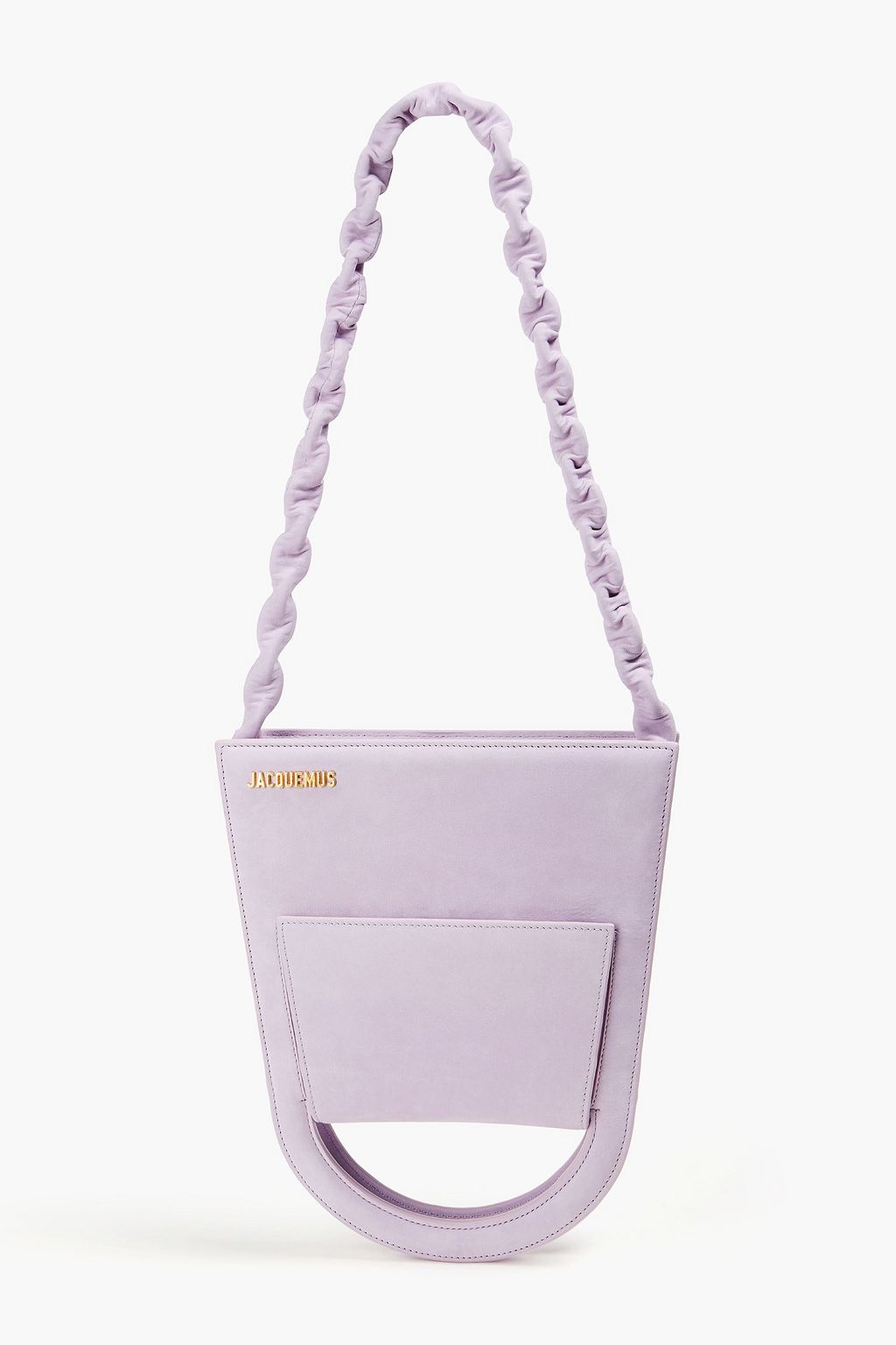 JACQUEMUS L'envers suede shoulder bag