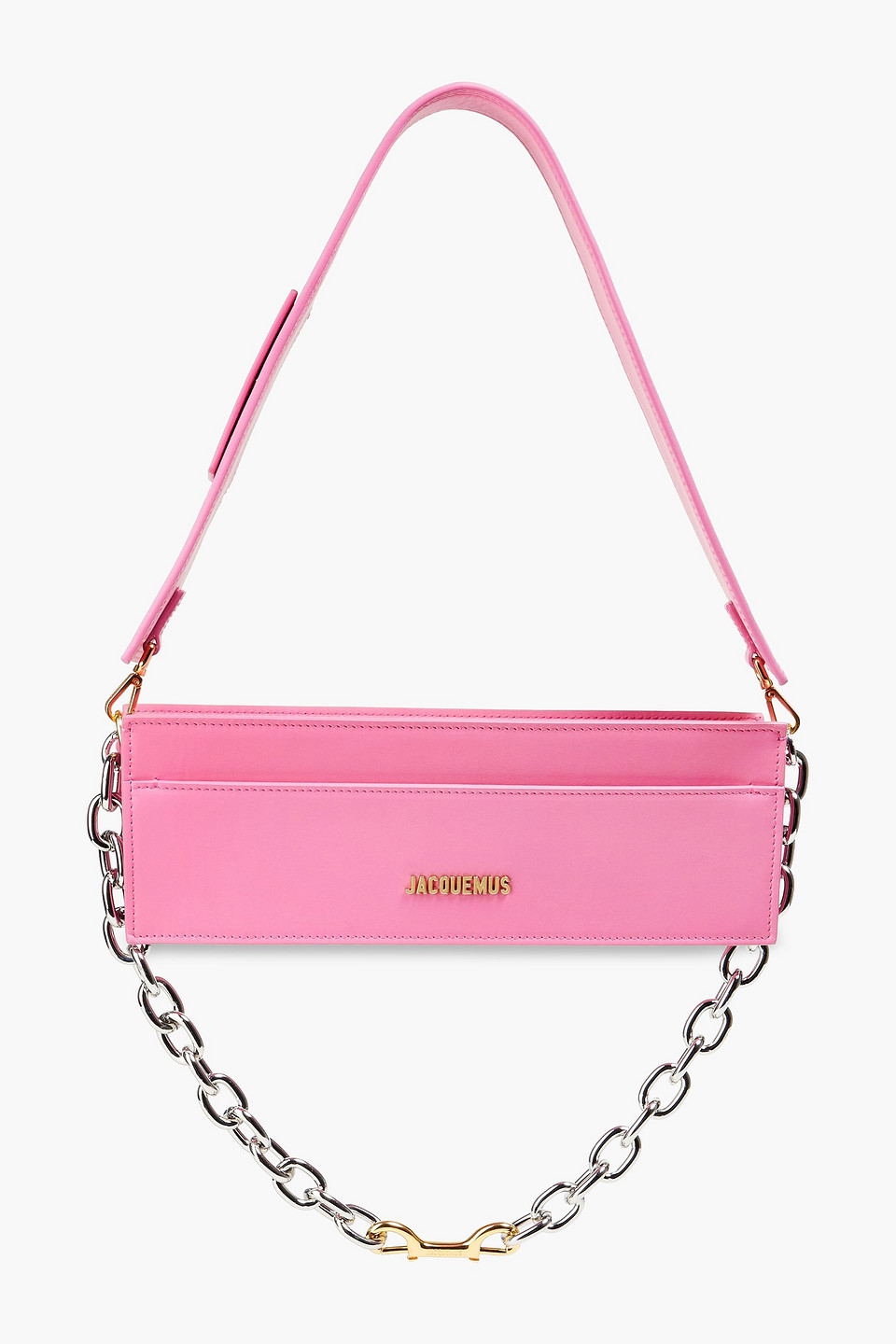 Jacquemus Le Ciuciu Leather Shoulder Bag In Bubblegum