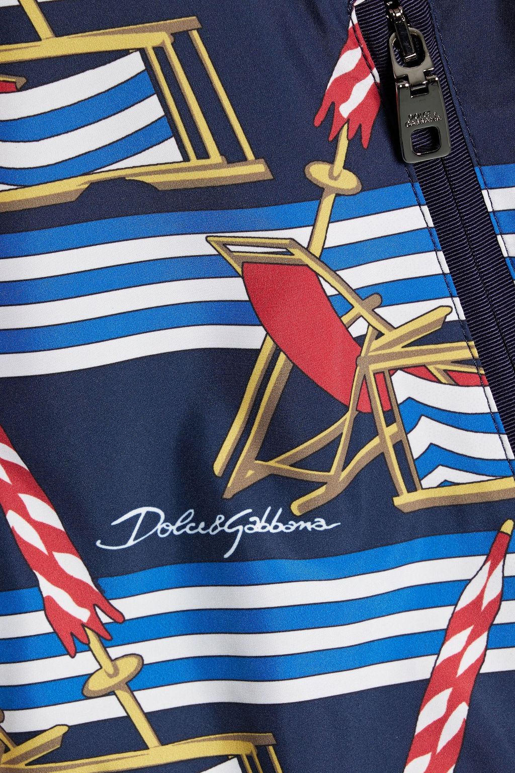 DOLCE&GABBANA Printed shell bomber jacket