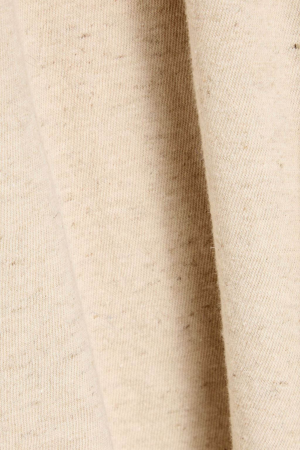 THE ELDER STATESMAN Solid cotton and linen-blend jersey T-shirt