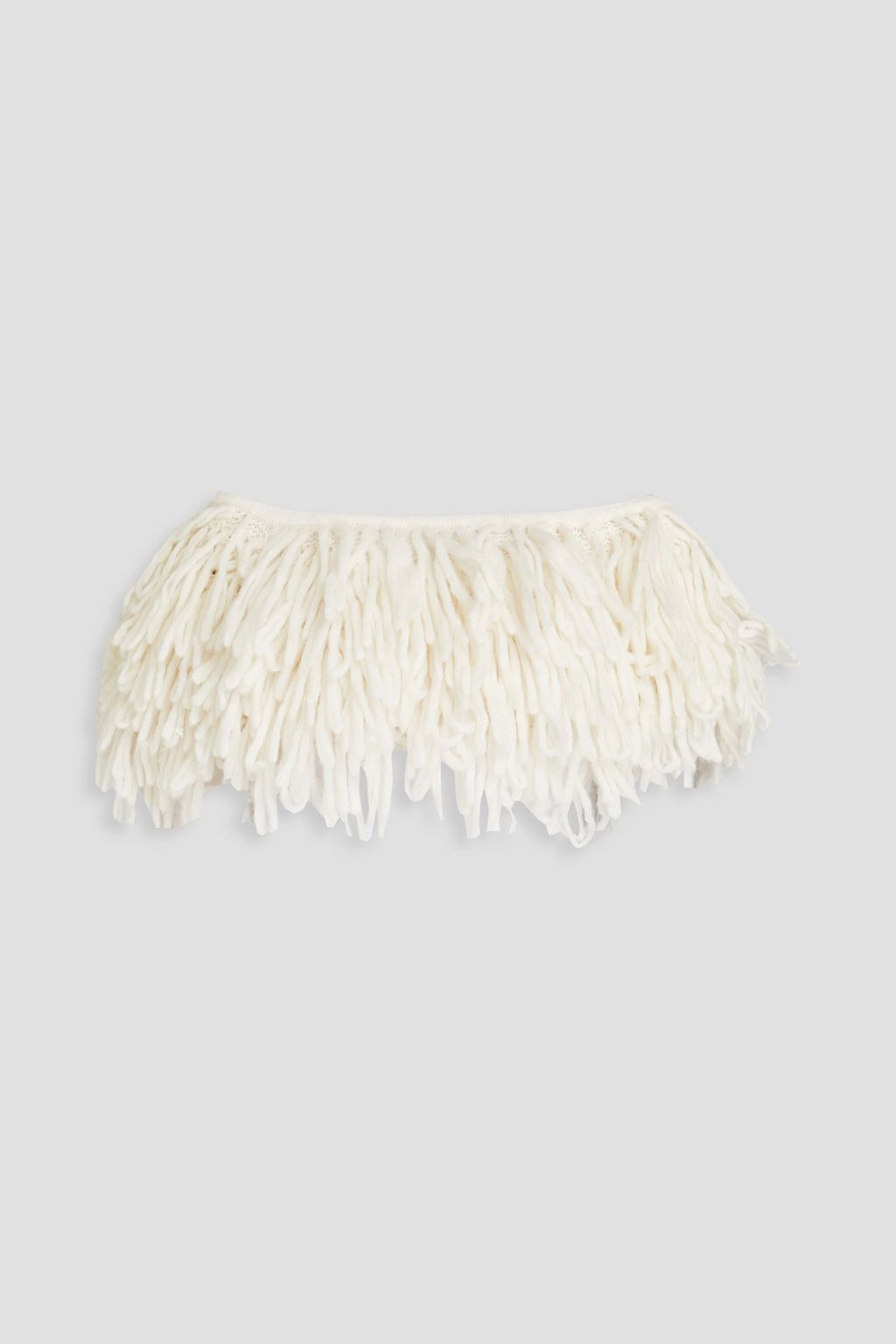 Jacquemus Le Haut Maille Plisse Knit Tops 600046778wht main image 1