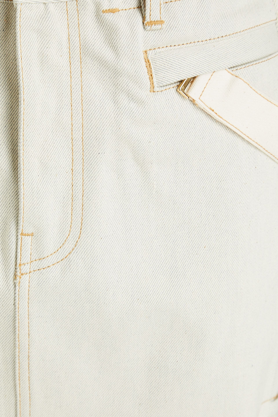 JACQUEMUS NIMES DENIM MINI SKIRT