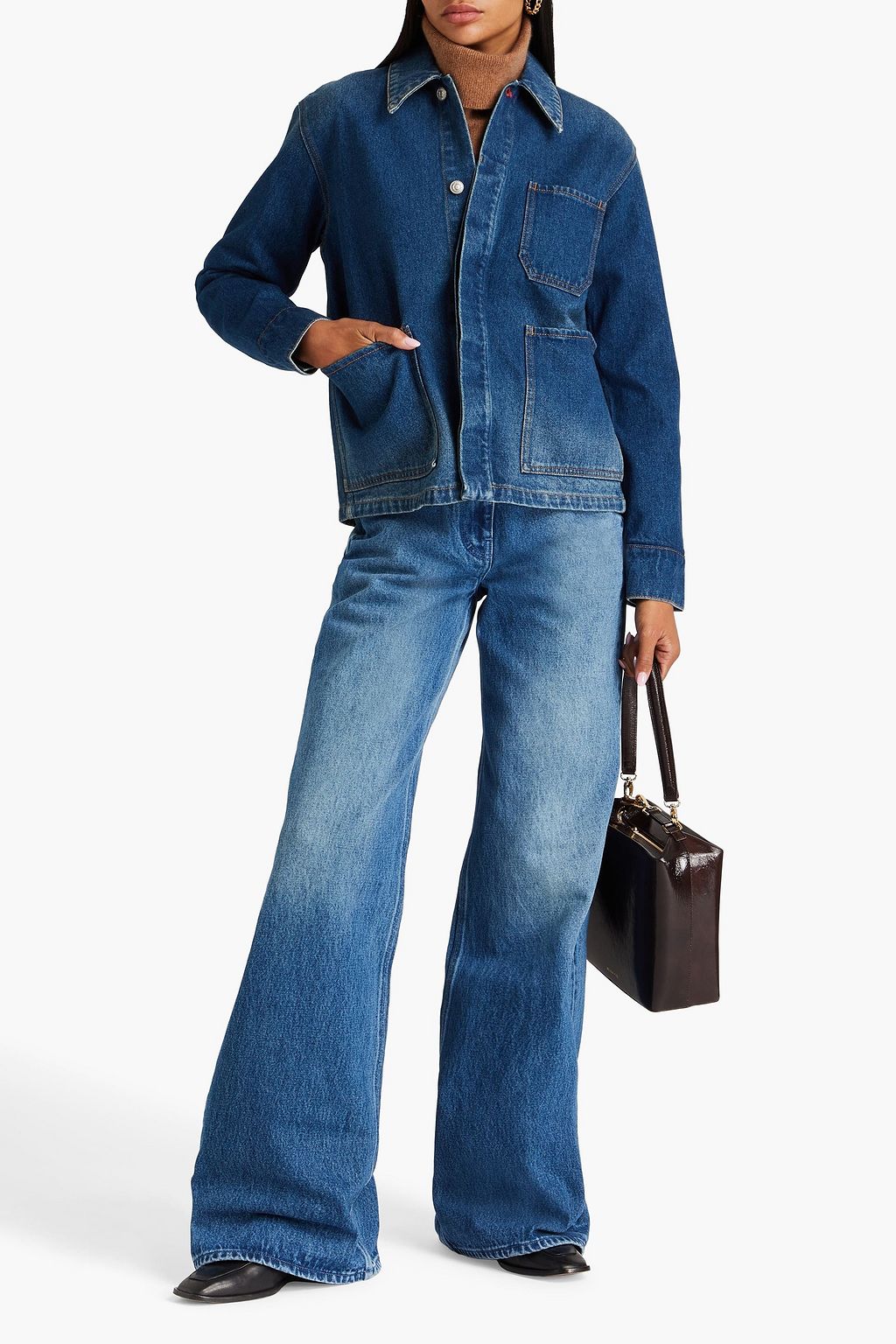 VICTORIA BECKHAM Denim jacket THE OUTNET