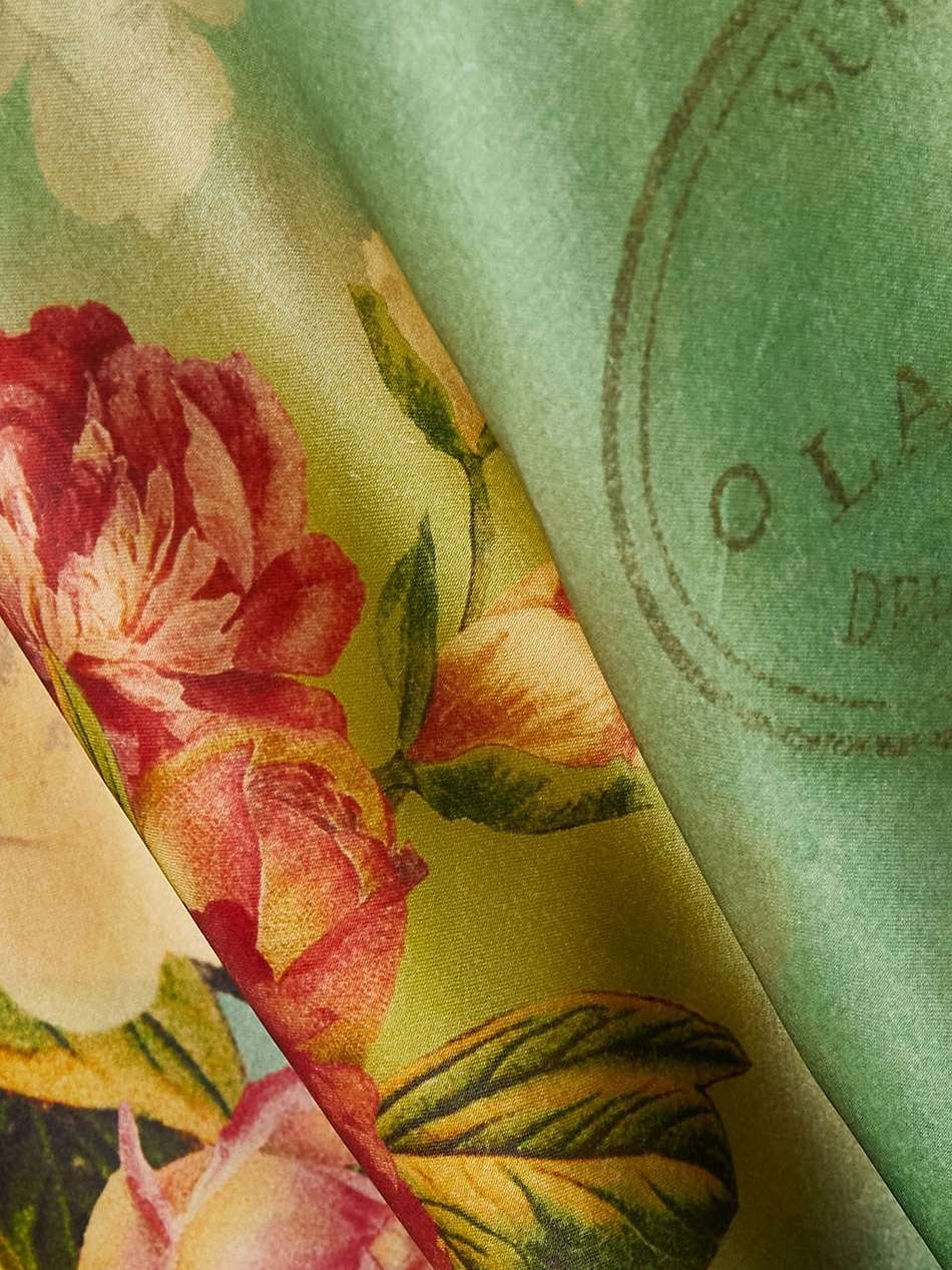 printed silk-organza maxi dress