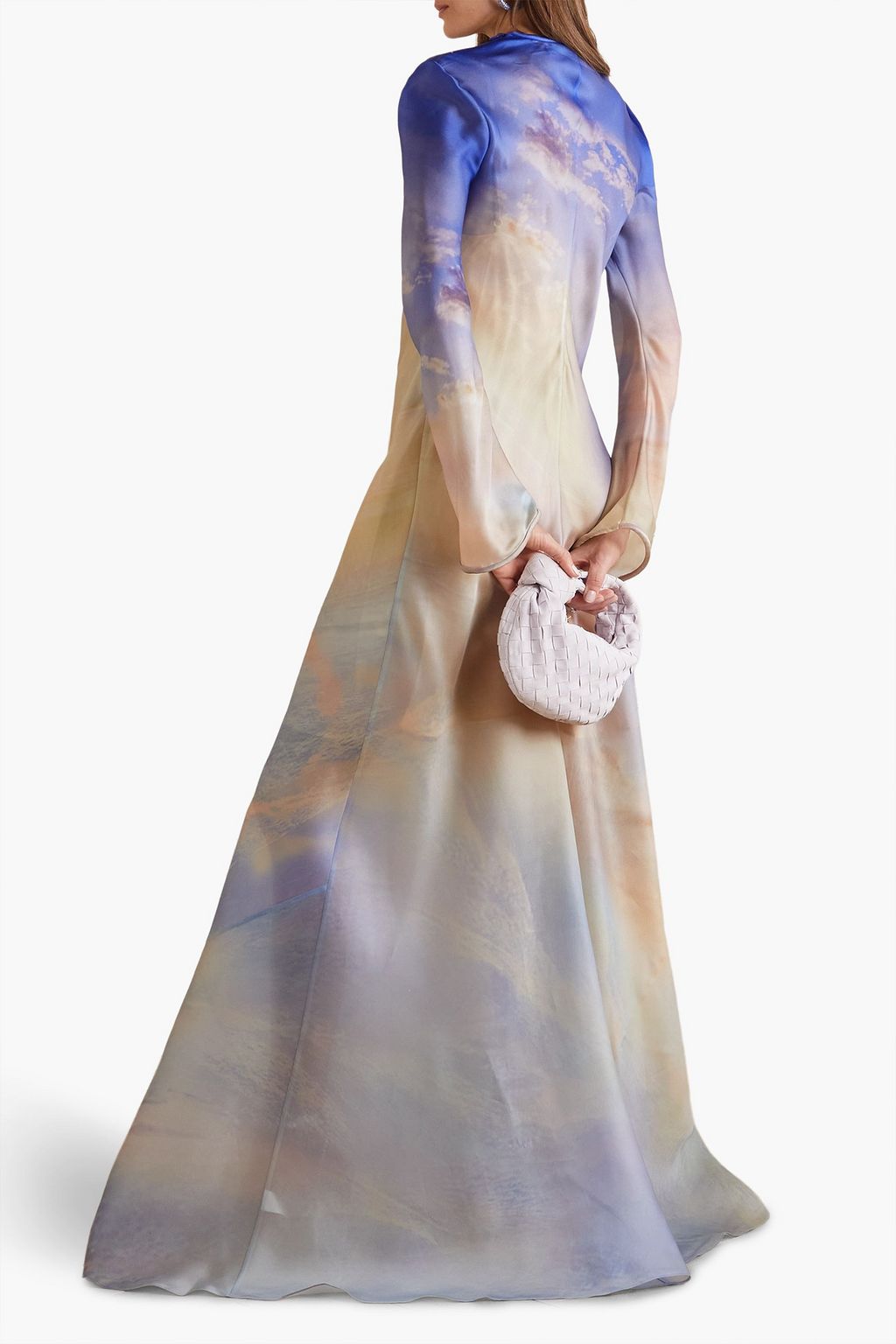 ZIMMERMANN 프린트 실크 오간자 가운