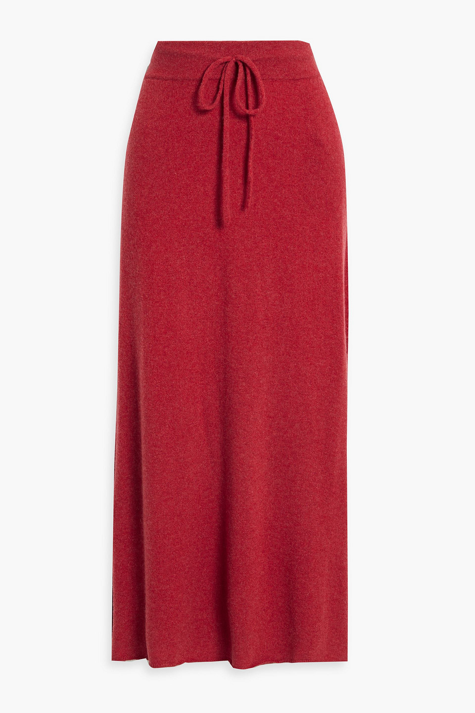 Loulou Studio Atico Cashmere Maxi Skirt In Crimson