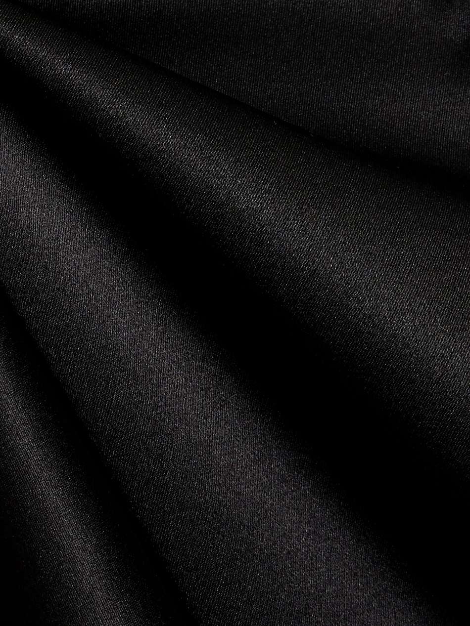 mina silk-satin midi dress