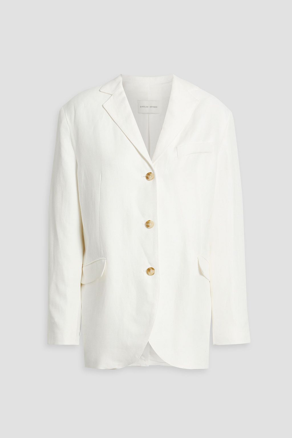 LOULOU STUDIO Sore linen-blend twill blazer | THE OUTNET