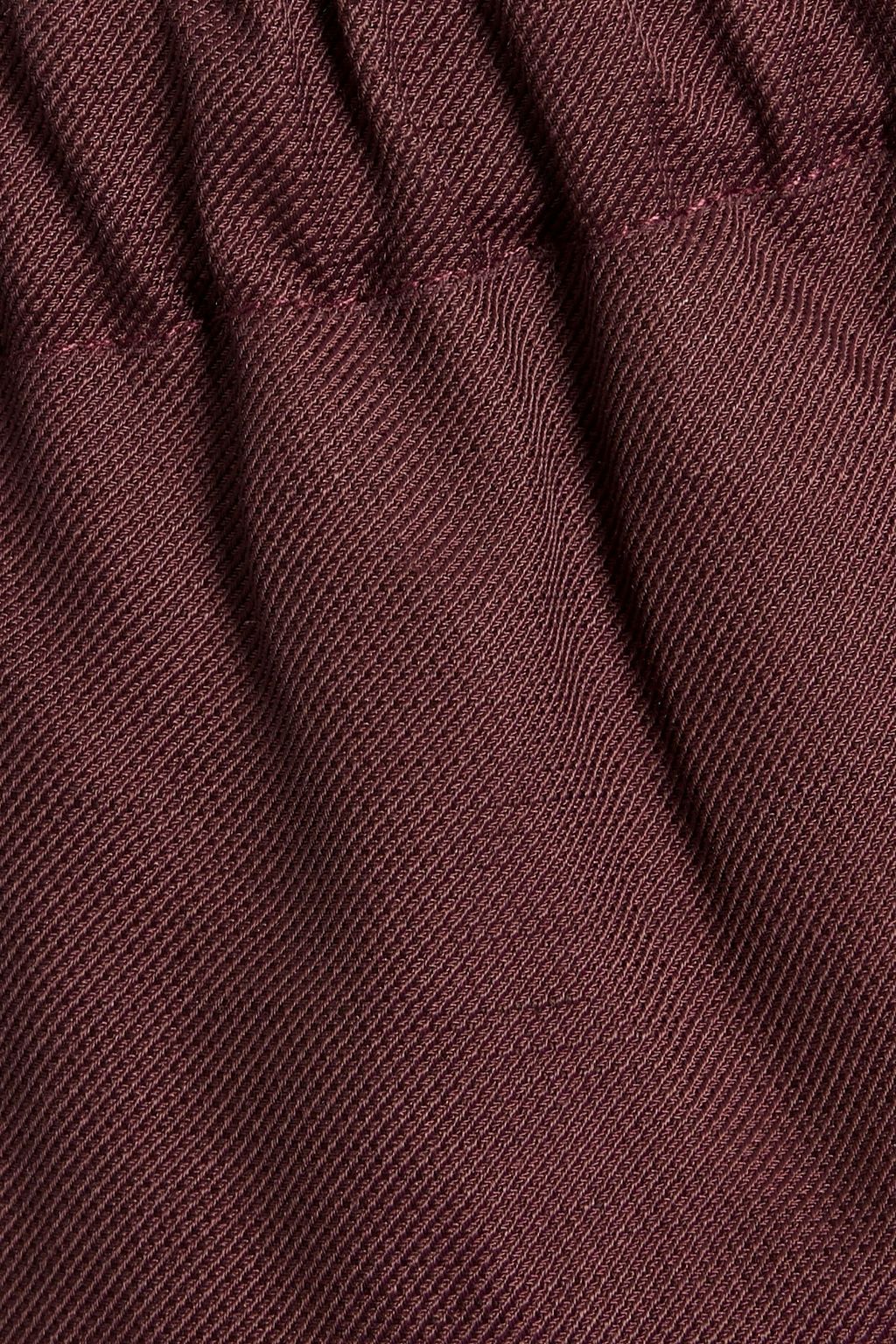LOULOU STUDIO Aiwa twill straight-leg pants