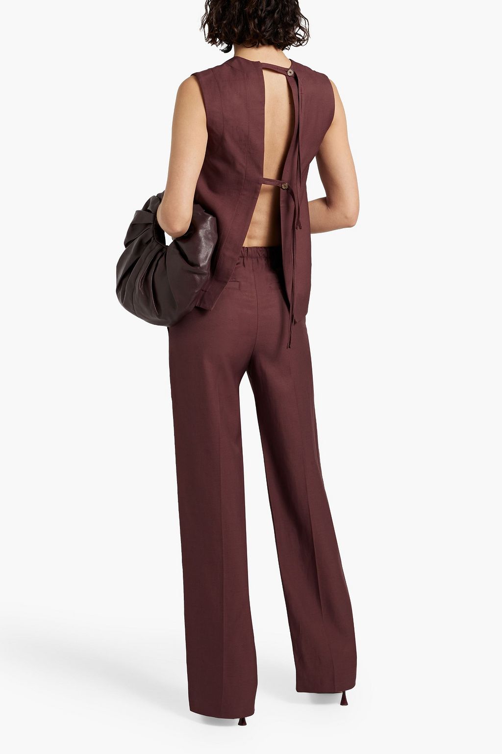 LOULOU STUDIO Aiwa twill straight-leg pants