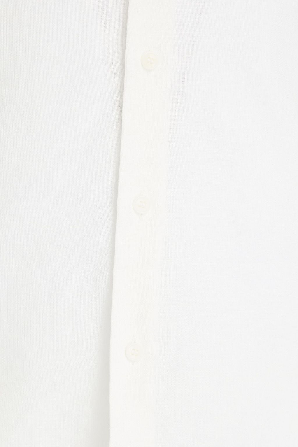SANDRO Cotton, Lyocell and linen-blend shirt