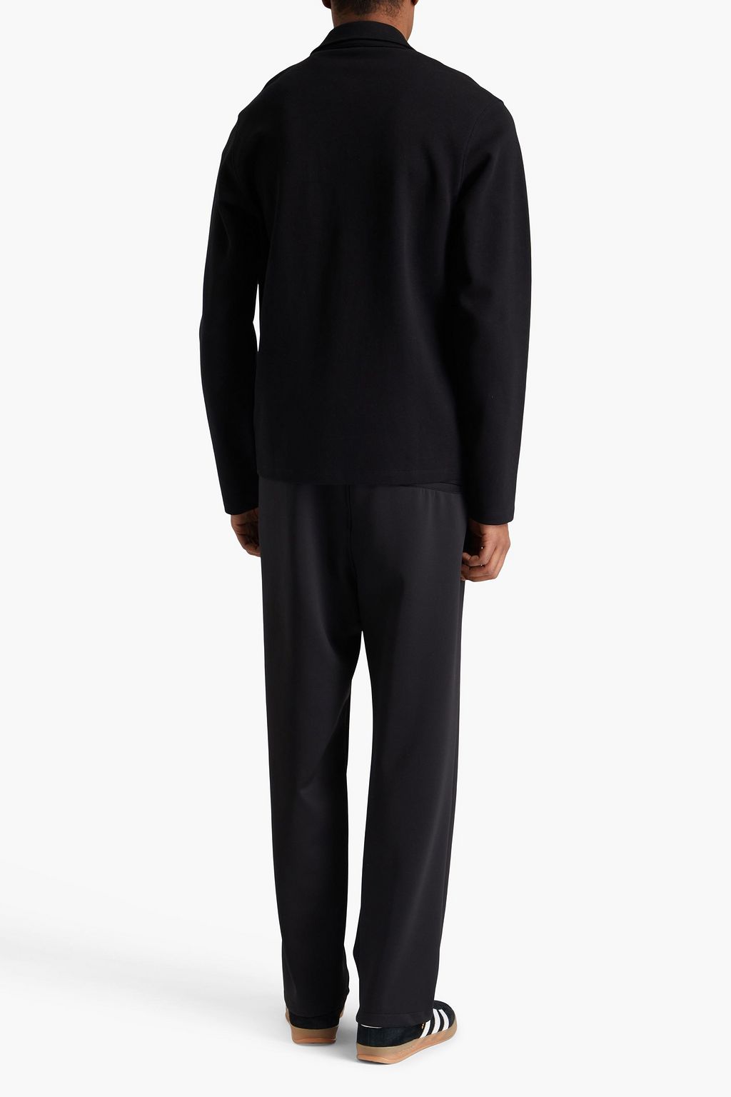 SANDRO Cotton-jersey polo shirt