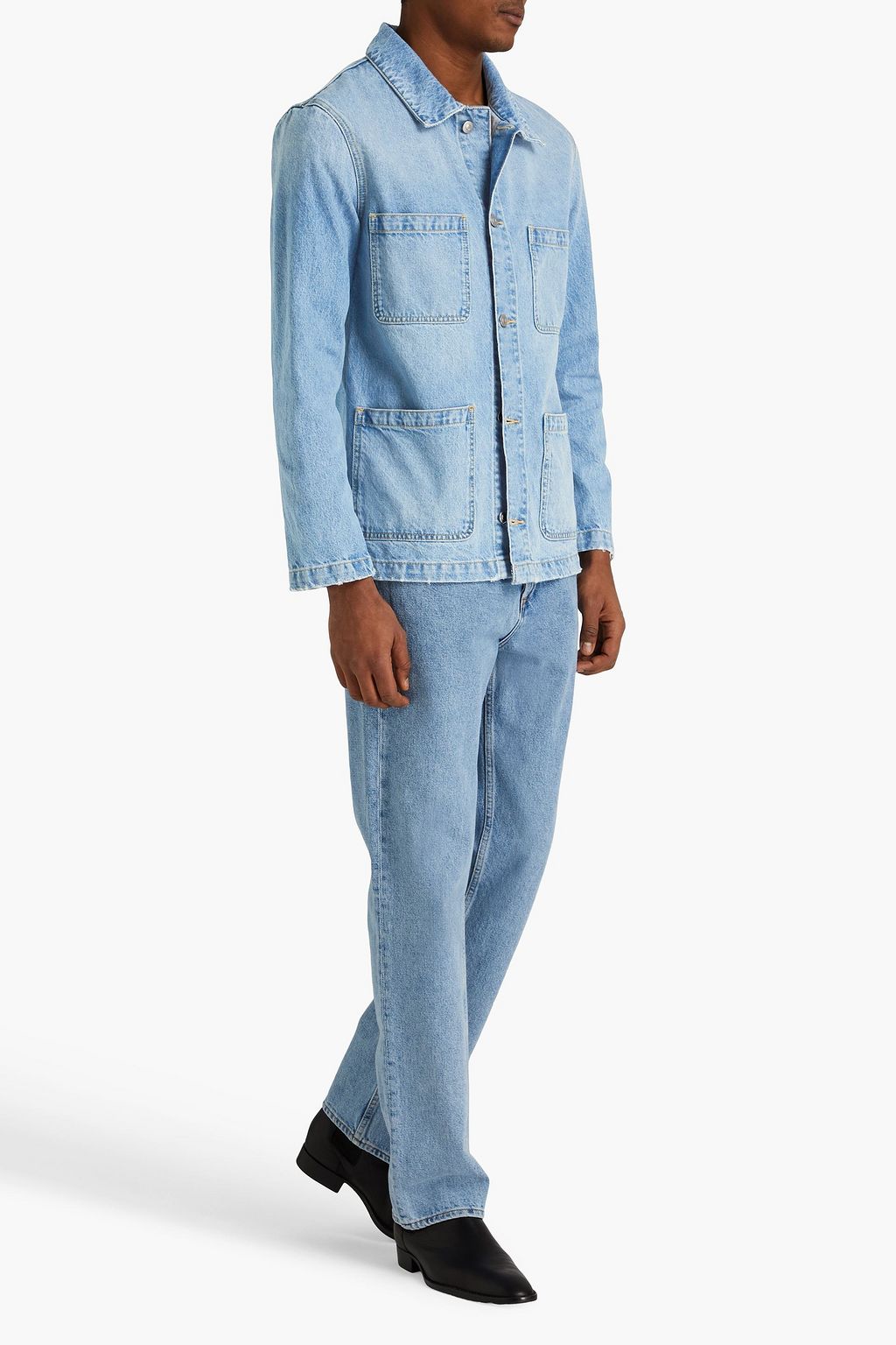 SANDRO Faded denim jacket
