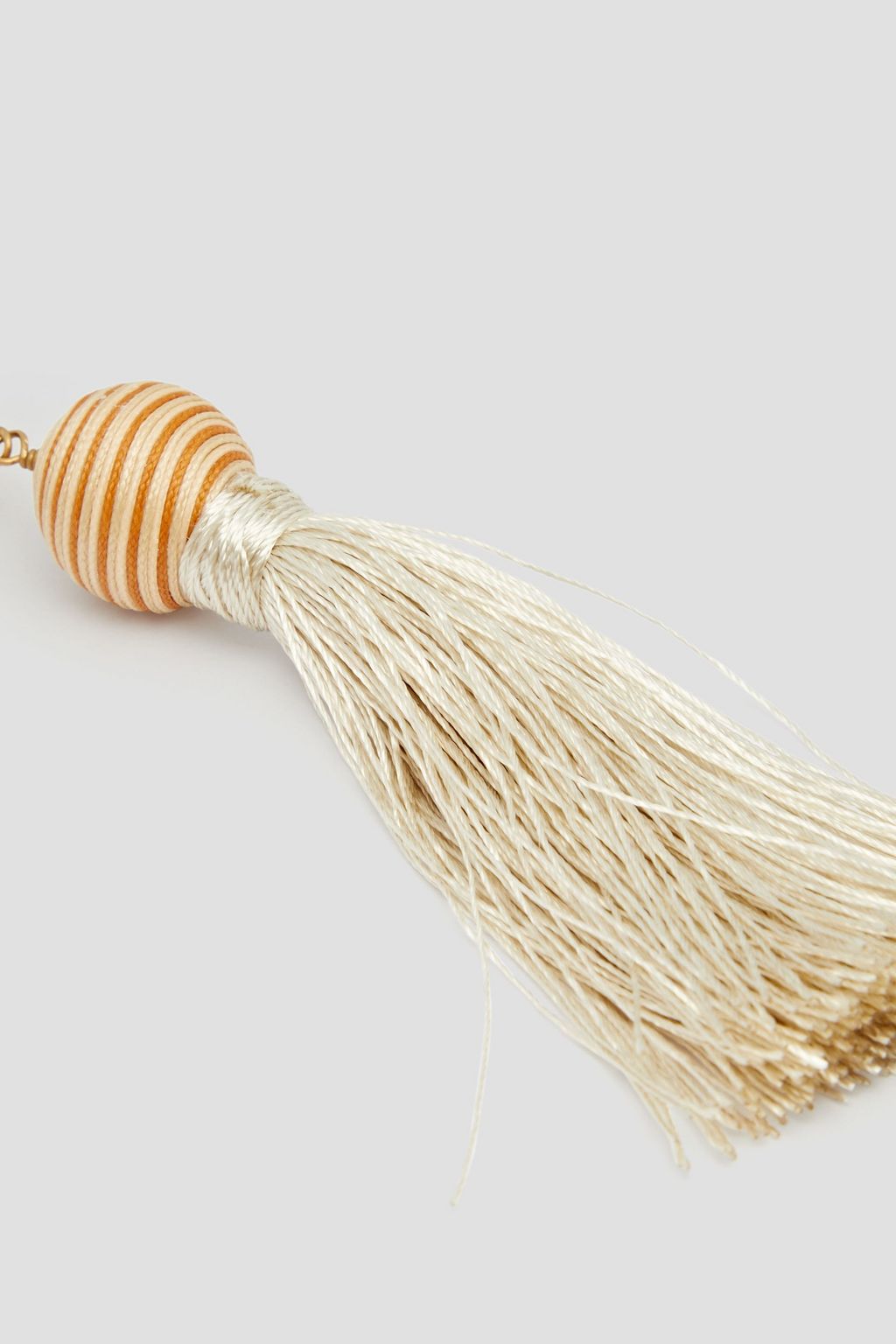 ROSANTICA Gold-tone, cord and bead earrings