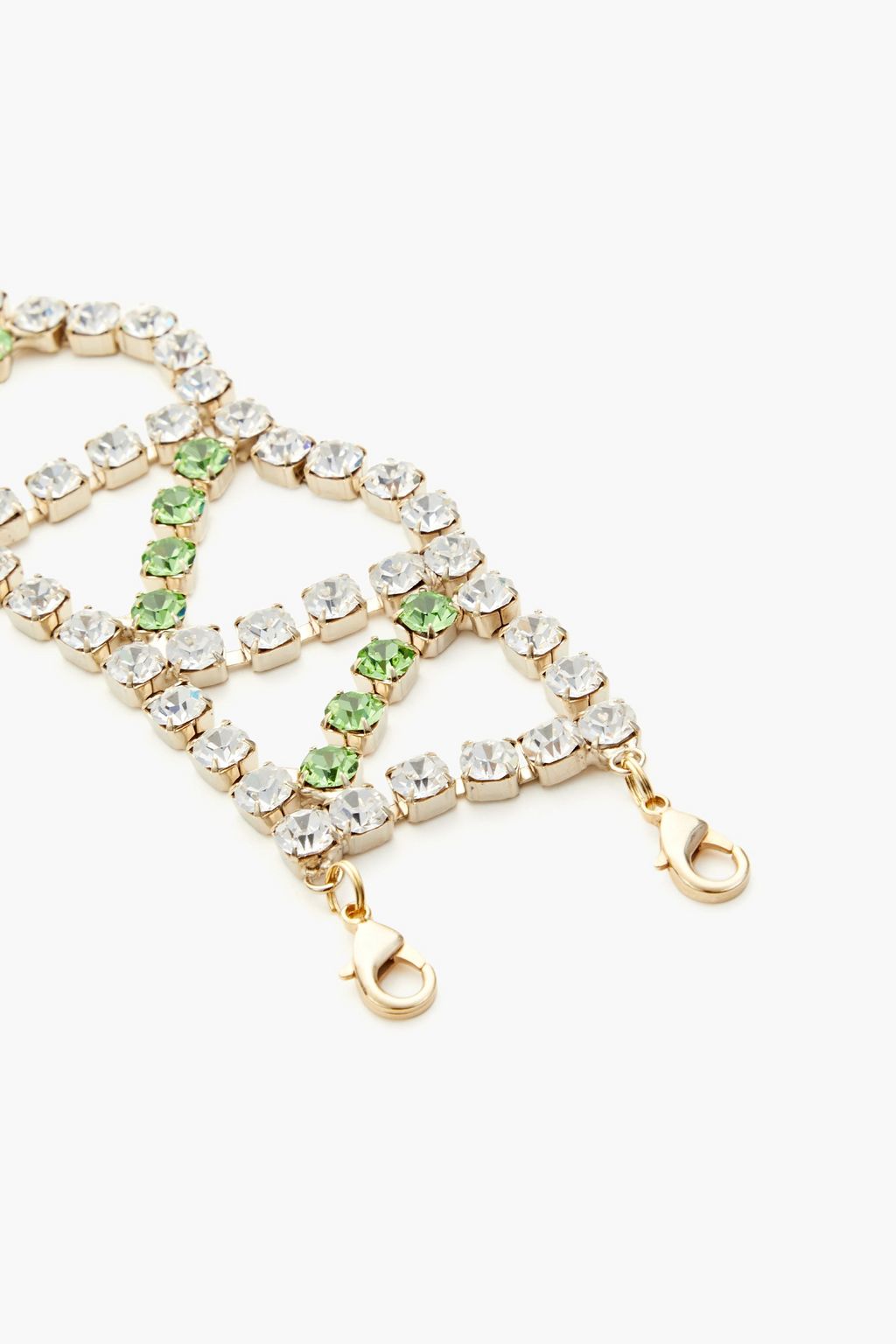 ROSANTICA Gold-tone crystal necklace