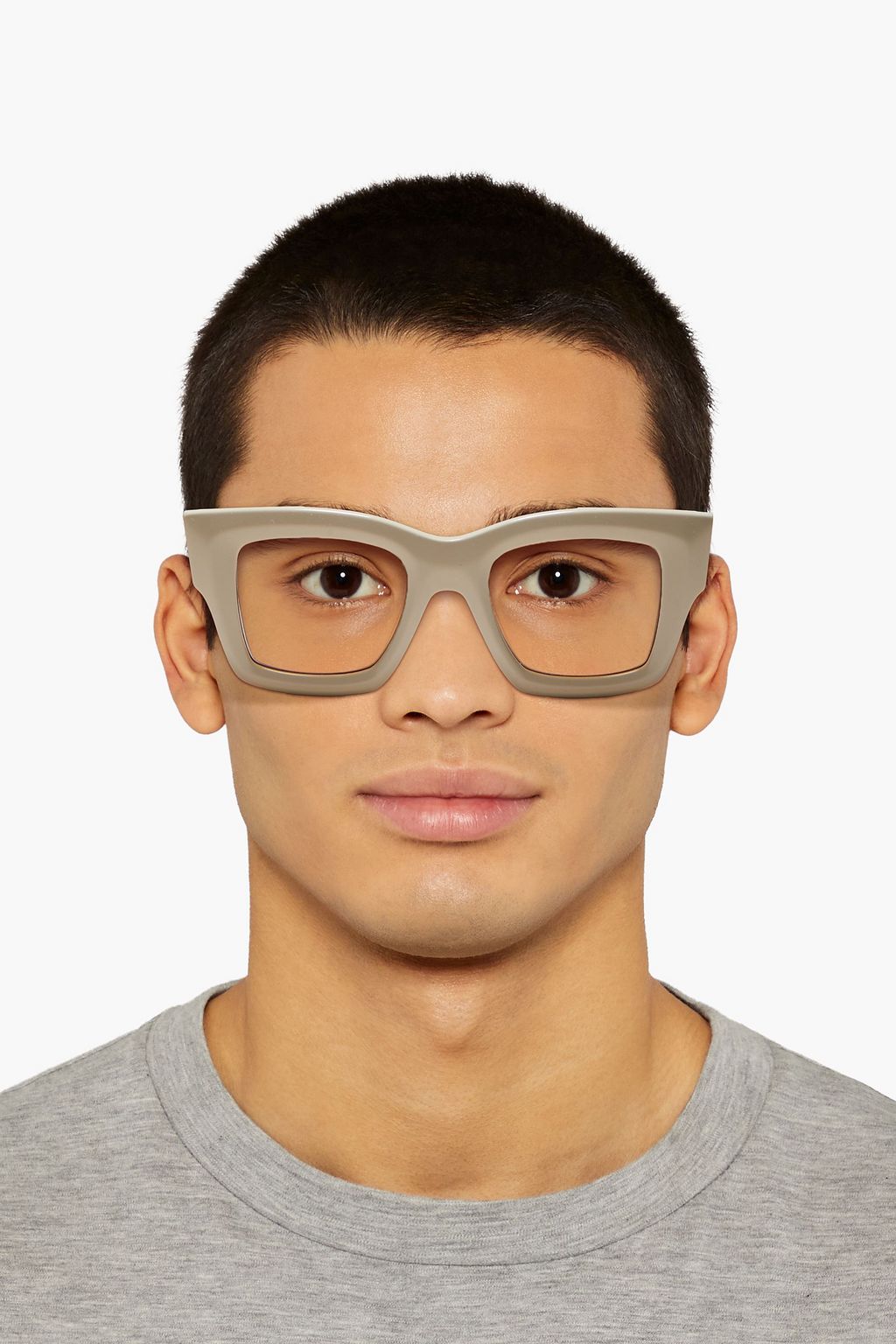 JACQUEMUS Square-frame acetate sunglasses