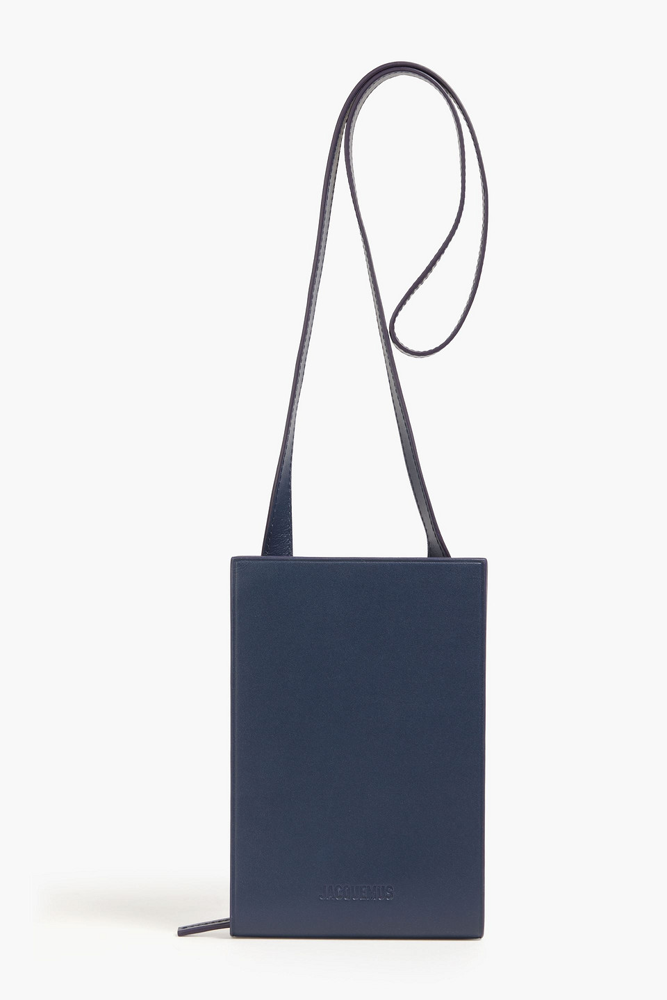 Jacquemus Leather Wallet In Navy