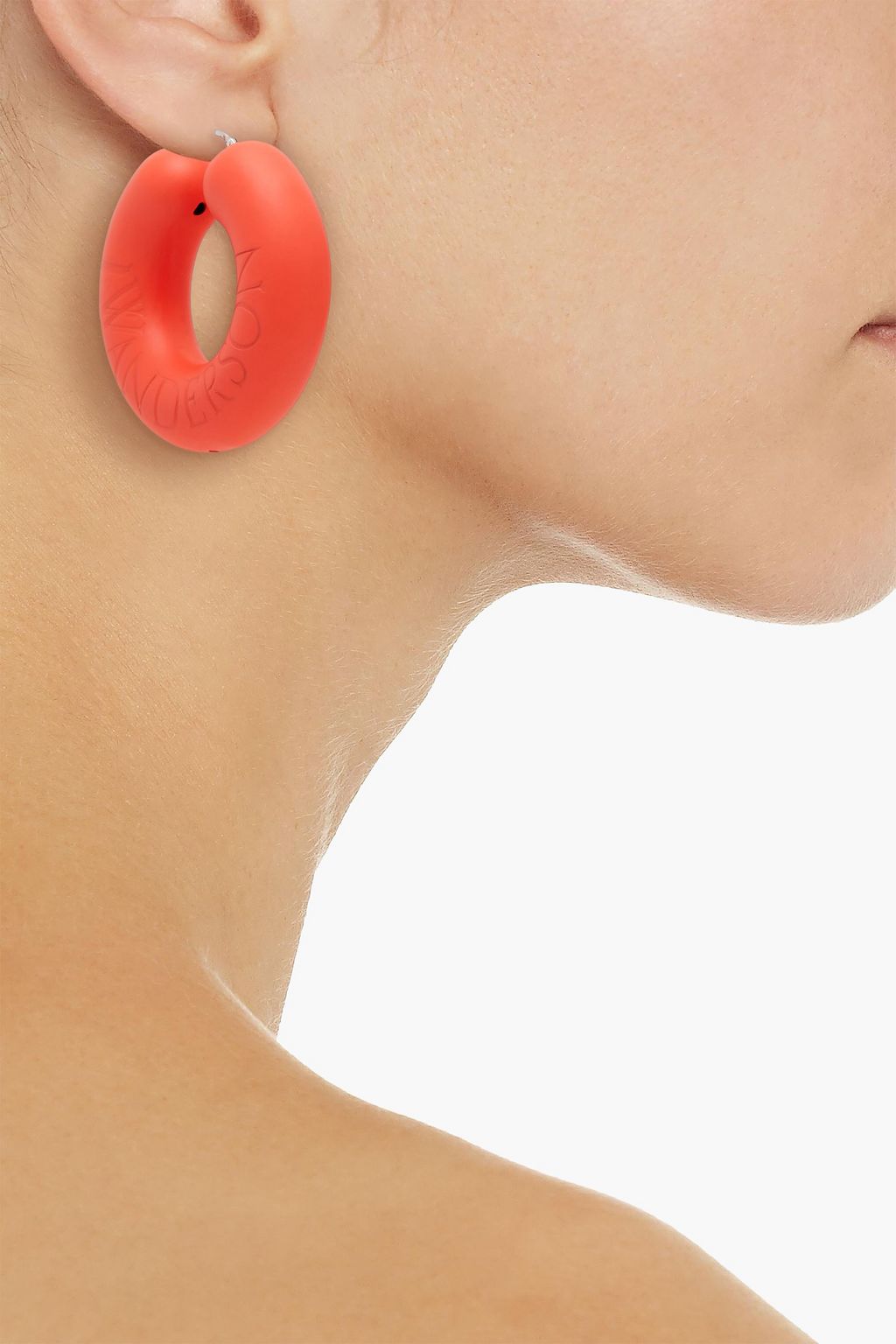 JW ANDERSON Silver-tone hoop earrings