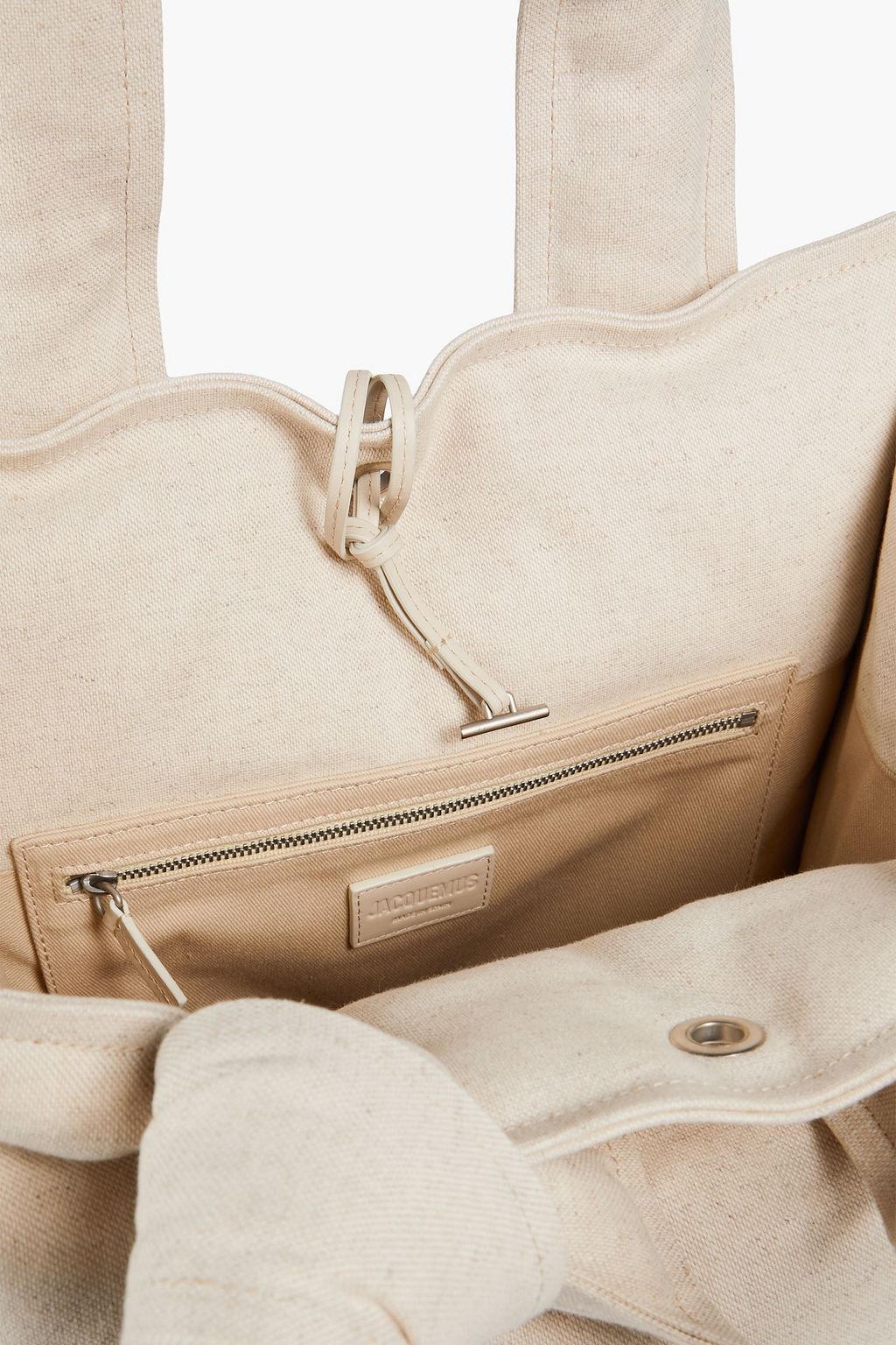 JACQUEMUS Knotted shell tote