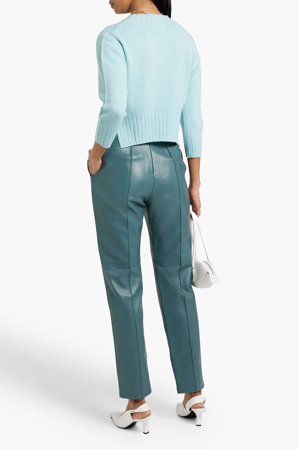 LOULOU STUDIO Mora cropped cashmere sweater