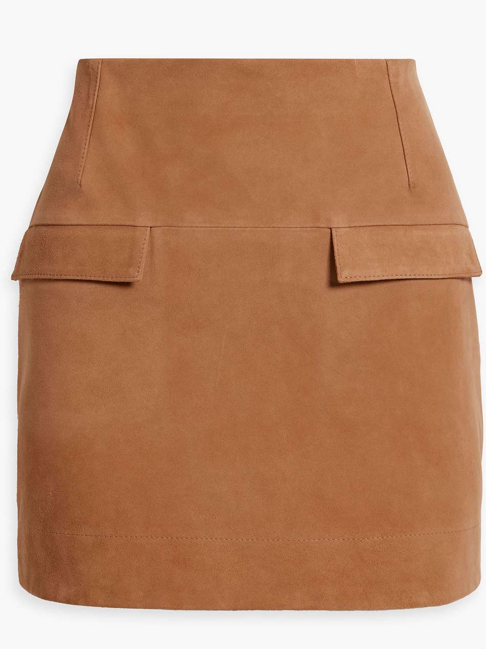 veria suede mini skirt