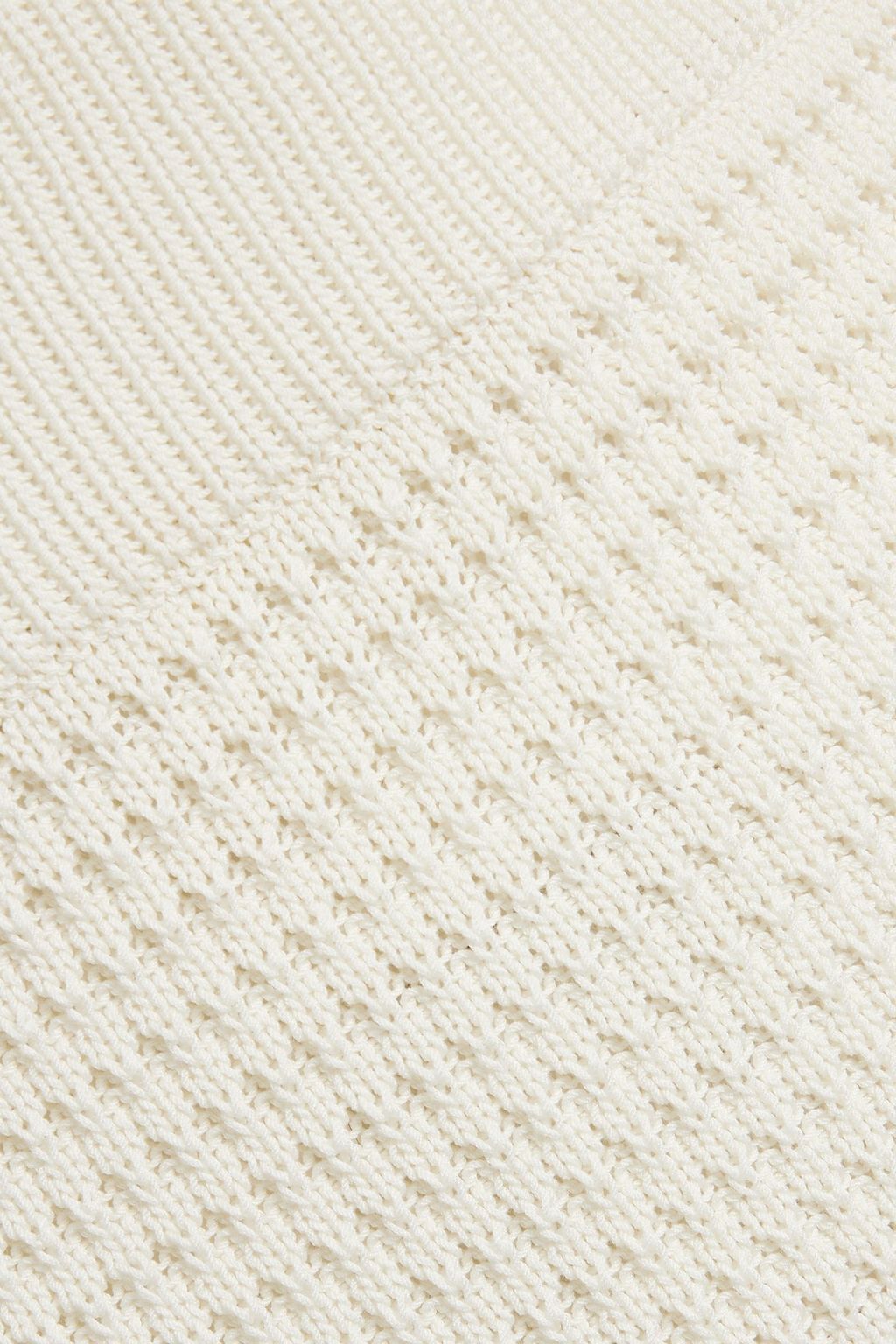 LOULOU STUDIO Manta crochet-knit cotton midi skirt