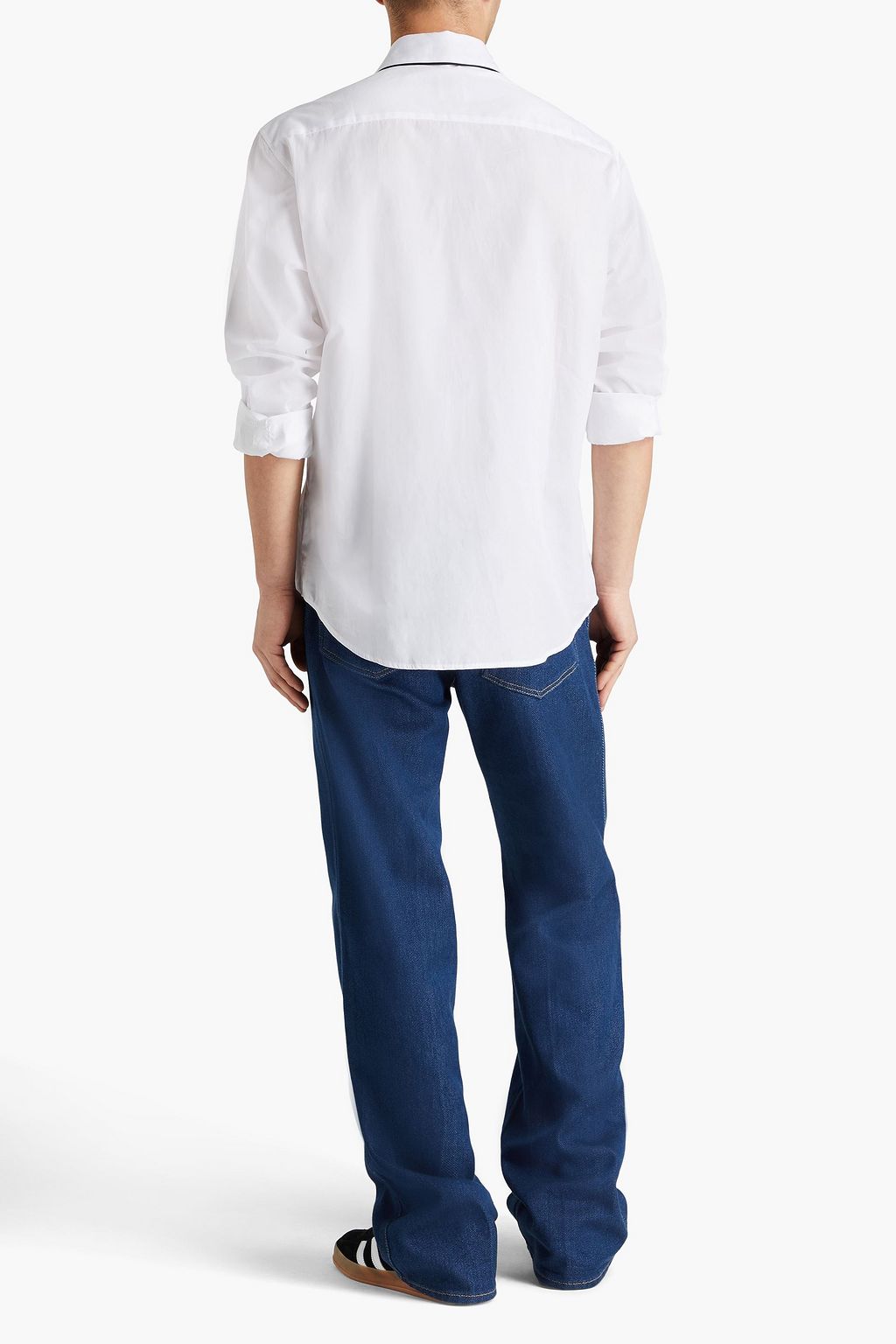 SANDRO Cotton-poplin shirt
