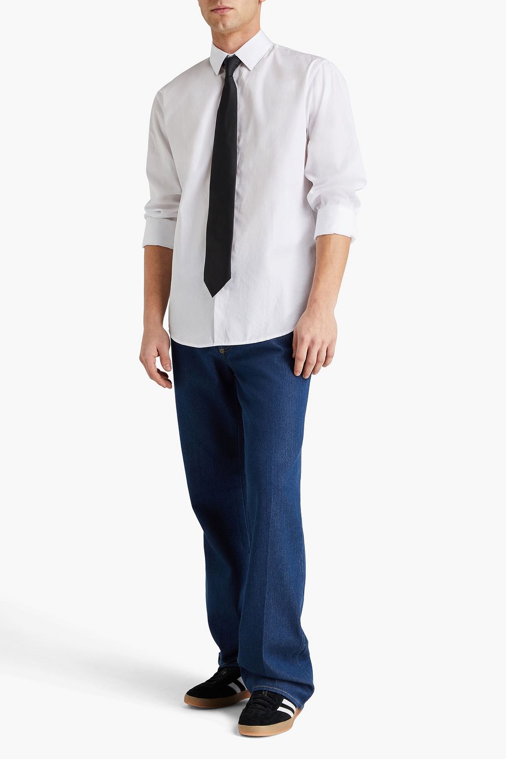SANDRO Cotton-poplin shirt