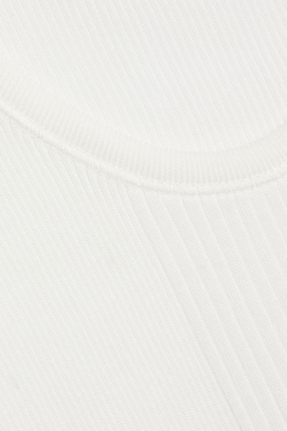 Loulou Studio Fatu Ribbed Cotton-jersey Tank In Ivory