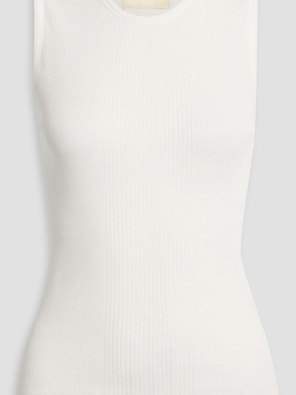fatu ribbed cotton-jersey tank