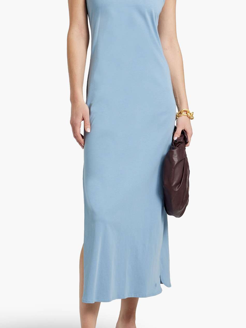 neami pima cotton-jersey halterneck midi dress