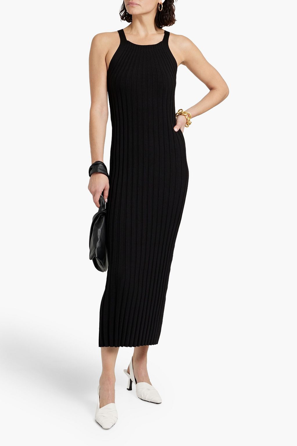 LOULOU STUDIO Otama ribbed silk-blend maxi dress